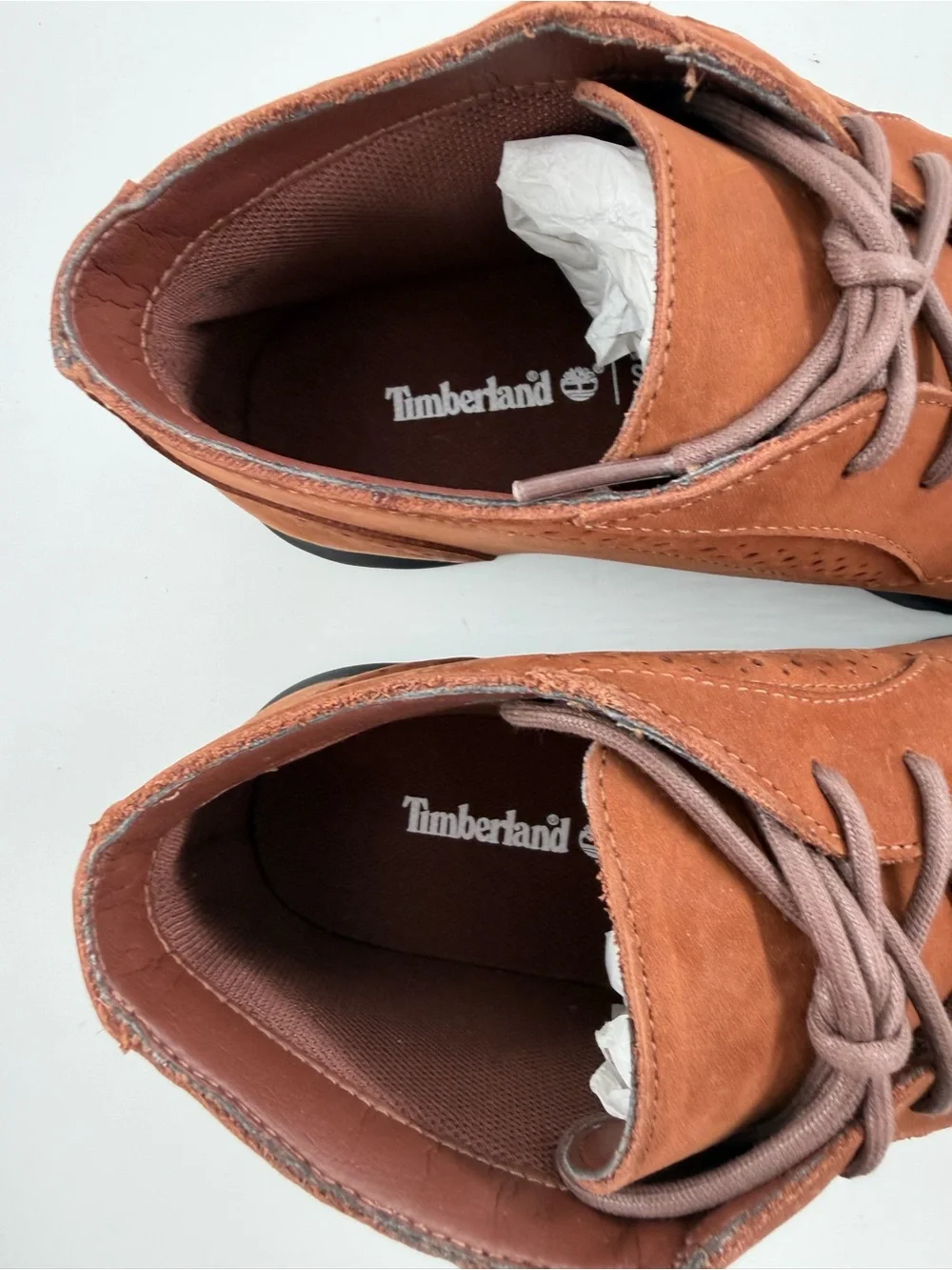 Timberland Mens Franklin Park - SZ 7- Brown Waterproof Suede Chukka Boots Shoes